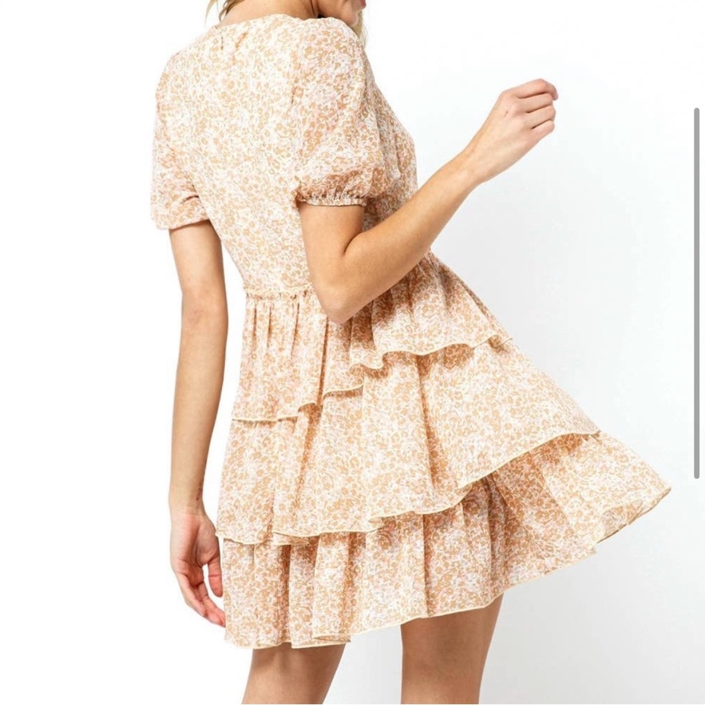 Mini Dress with Ruffles from Llacie